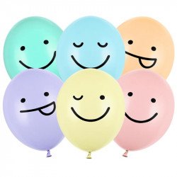 Ballons Smileys (x6)