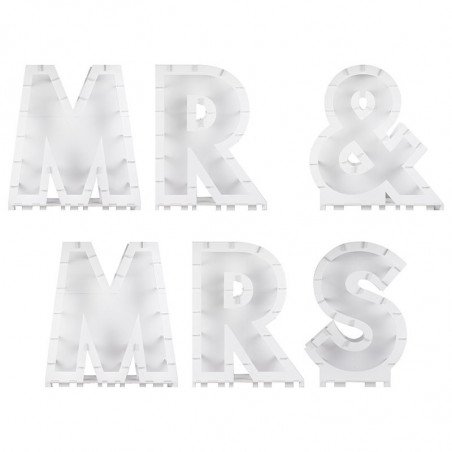 Structure de ballons "Mr & Mrs" - 63 cm