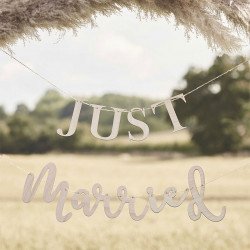 Guirlande "Just Married" bois - 1,5M