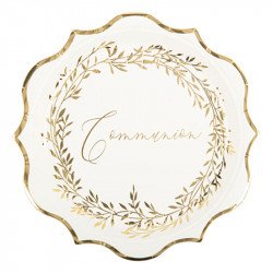 Assiettes "Communion" (x8)