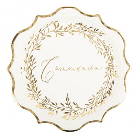 Assiettes "Communion" (x8)