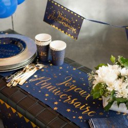 Chemin de table "Joyeux Anniversaire" - 3M