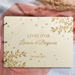 Livre d'or florissant à personnaliser