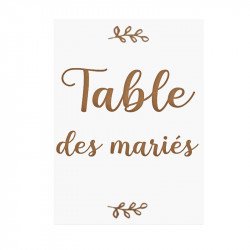 Nom de table Botanic