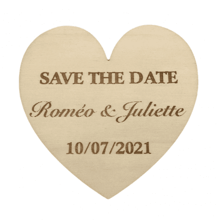 Save the date à personnaliser