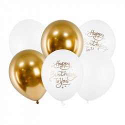 Ballons "Happy Birthday to You" (x6)