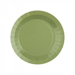 petite assiette vert olive