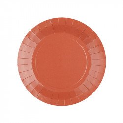 petite assiette terracotta