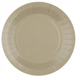 assiette taupe