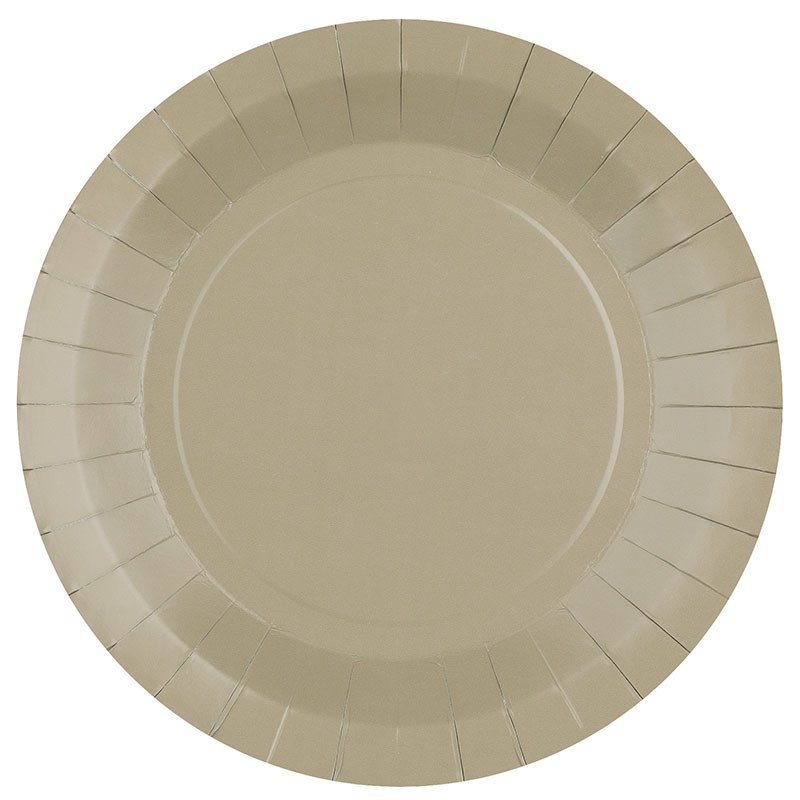 assiette taupe