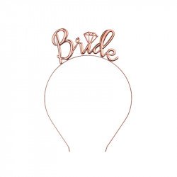 Serre-tête "Bride" rose gold