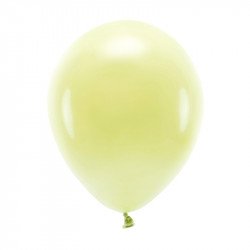 ballons latex 26 cm jaune pastel