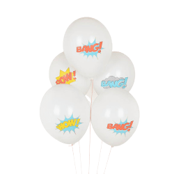 Ballons Super-Héros (x5)