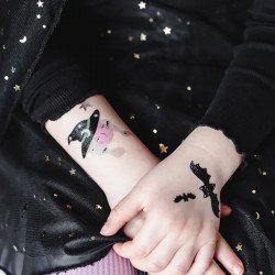 20 tatouages éphémères Halloween