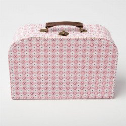 Valise retro daisy rose (x3)