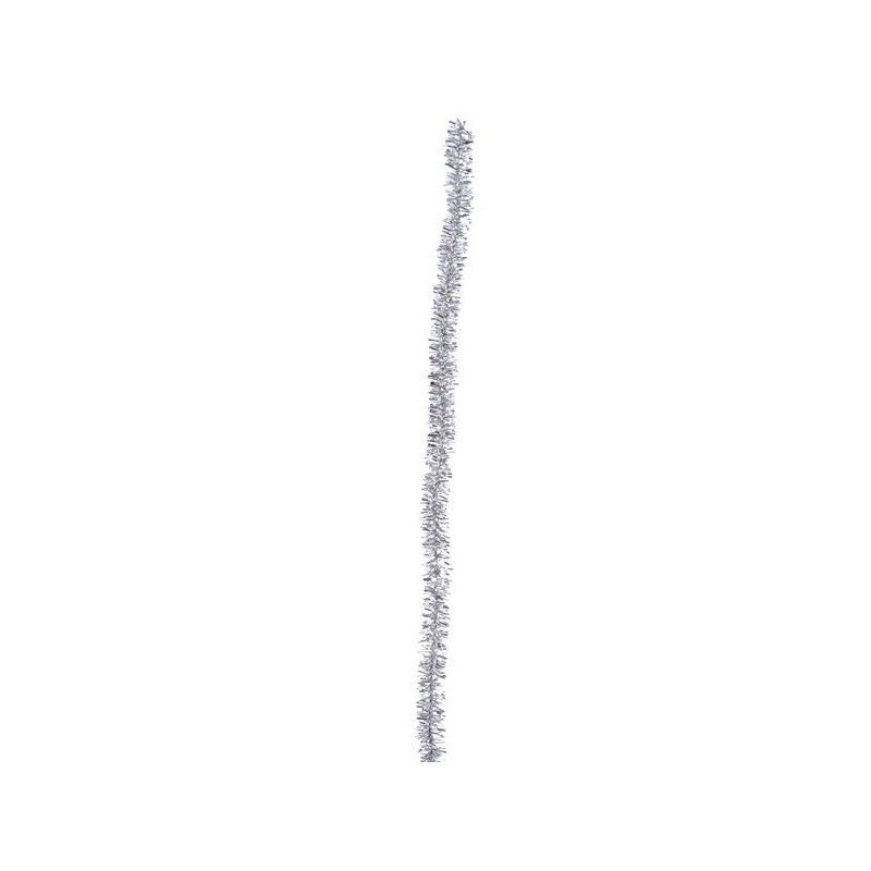 Fil chenille argent (x6)