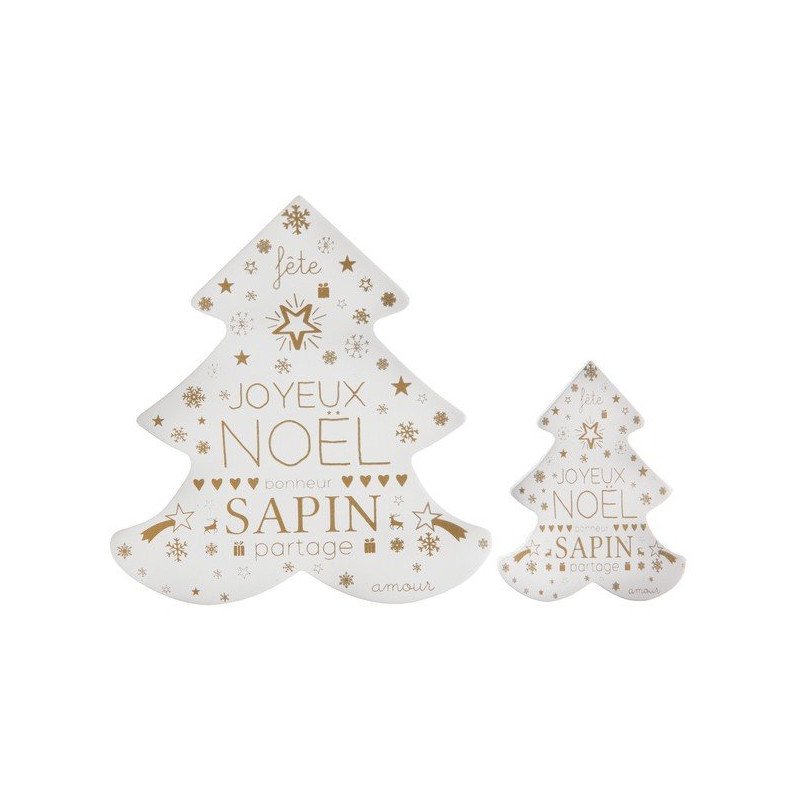 Assortiment 2 sapins chic & tendance