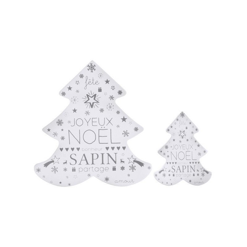 Assortiment 2 sapins chic & tendance