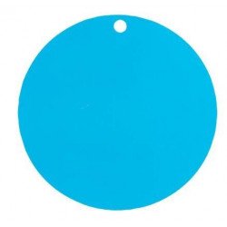 Marque place rond turquoise (x10)