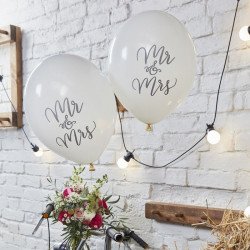 Ballons Mr & Mrs (x10)