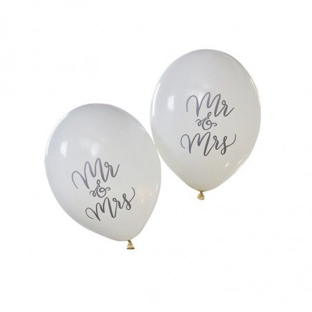 Ballons Mr & Mrs (x10)