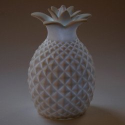 Lampe LED Ananas blanche éteinte 