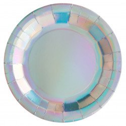 Assiettes holographiques (x10)