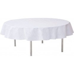 Nappe ronde unie noire