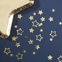 Confettis de table Etoiles Or