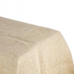 Grande nappe jute rectangulaire