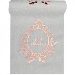 Chemin de table "just married" 3 mètres