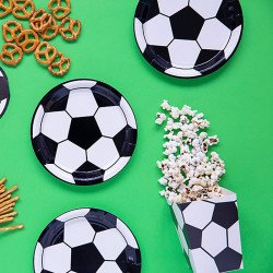 Assiette ballon de foot (x6)