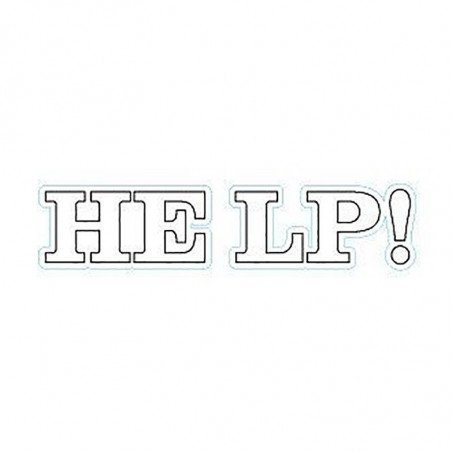 Autocollant "Help !" 