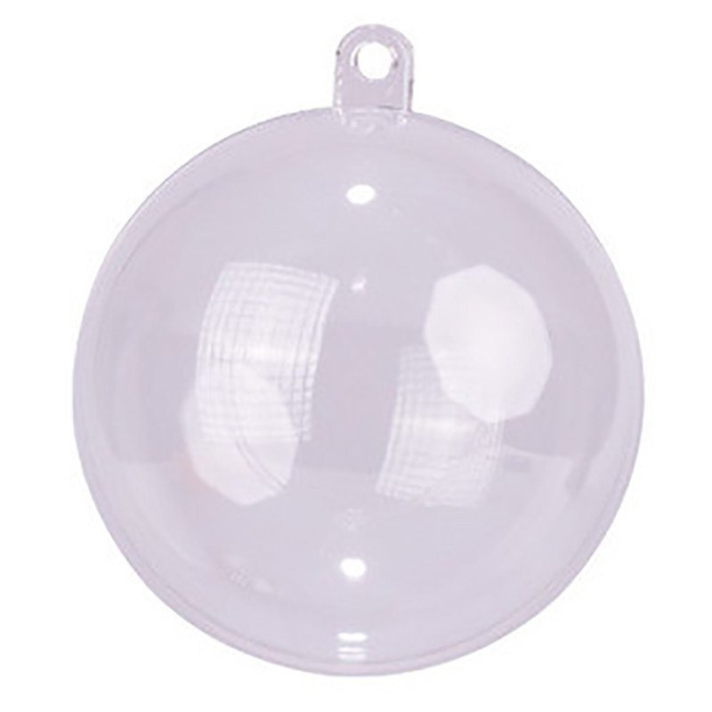 Boules transparentes 4 cm (x6)