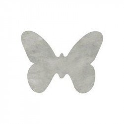 Confettis Papillon Gris