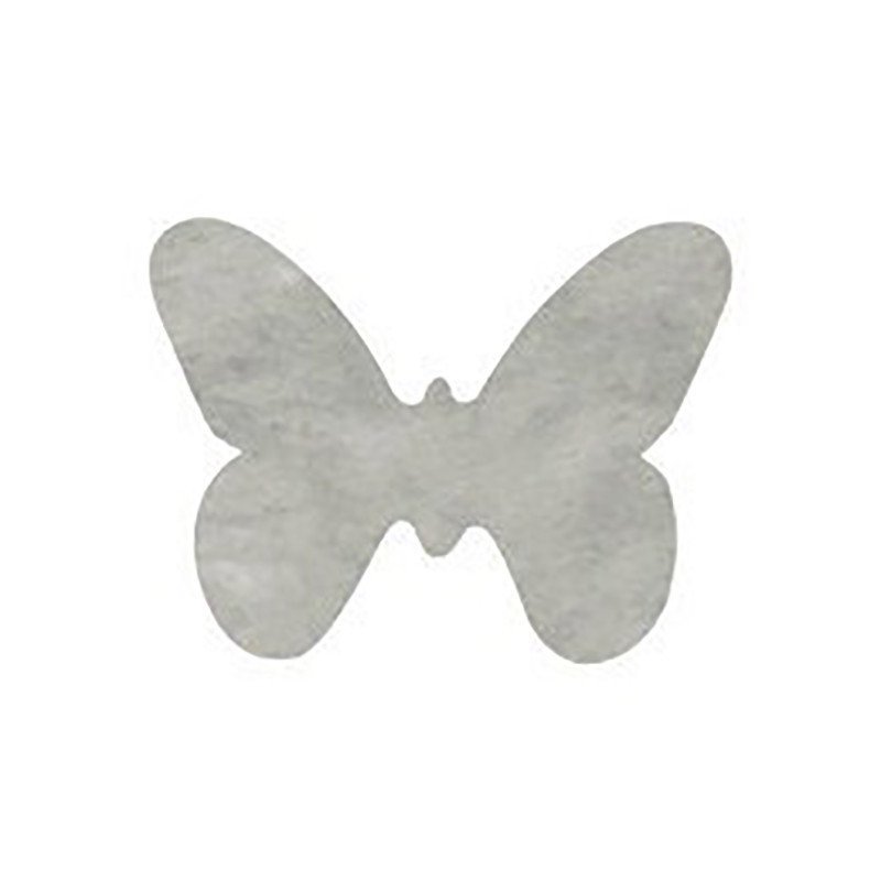 Confettis Papillon Gris