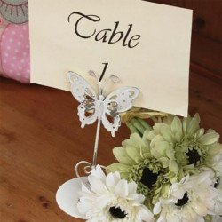 Porte nom de table papillon 