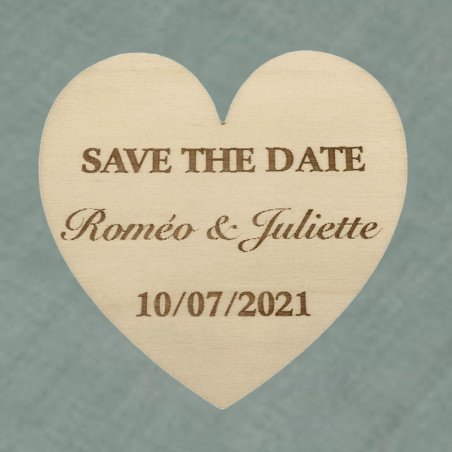 Save the date mariage personnalisé