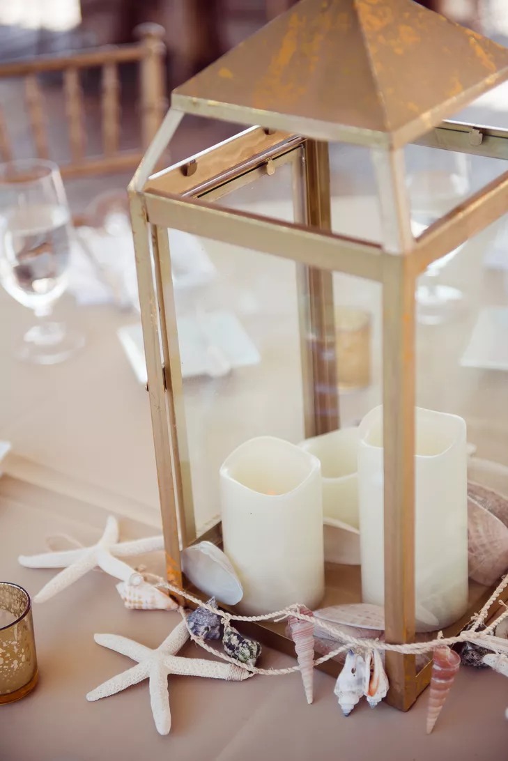 lanterne-déco-mariage-coquillages-bougie