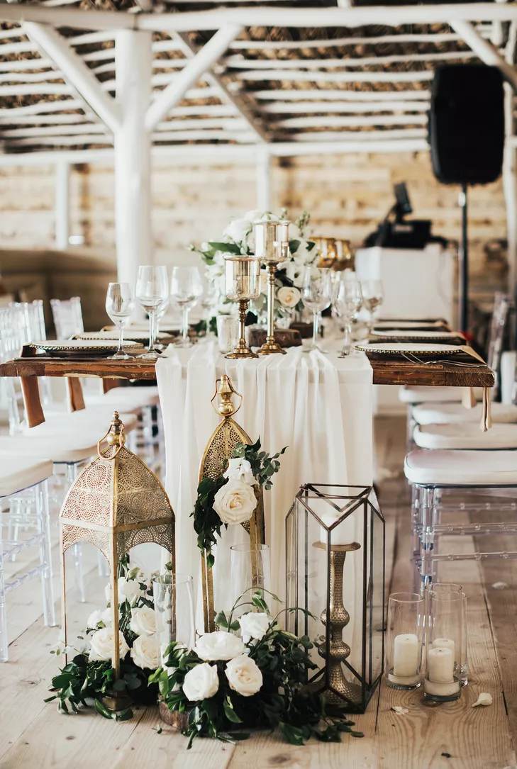 lanterne-déco-mariage-table-or--blanc