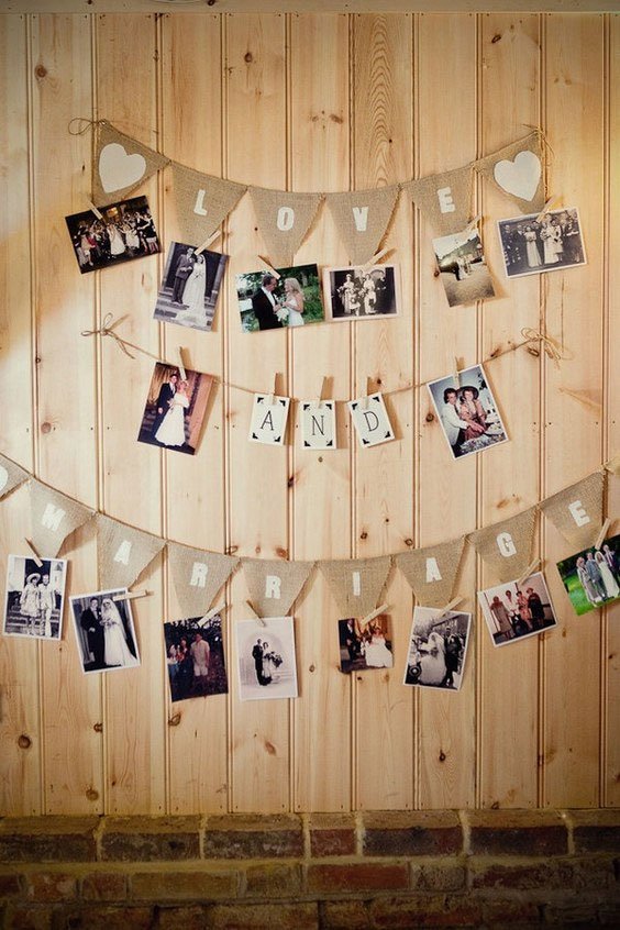 30 Idees D Affichage De Photo De Mariage A Essayer