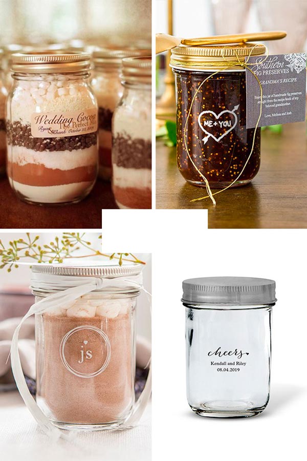 Maison jars personnalisées pour l'hiver