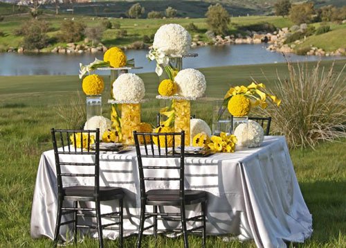 deco-mariage-jaune-argent