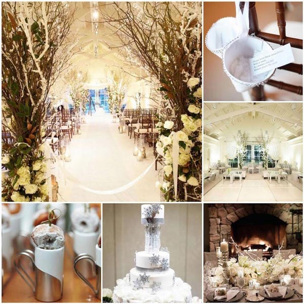 idées decor mariage theme hiver