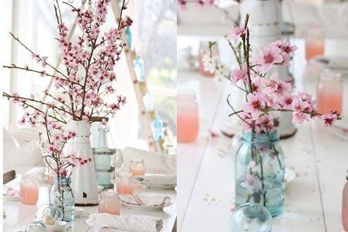 idee accessoire pour decorer table de reception de fete