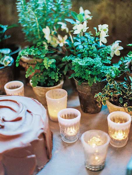 décoration-gâteau-mariage-pot-lumière