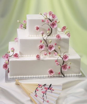 gateau de mariage theme asie