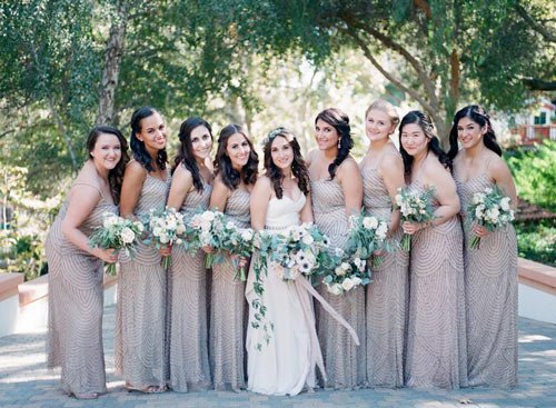 mariage-champetre-bridesmaids-bouquets