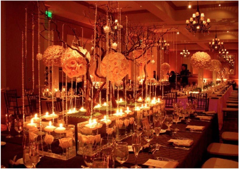 decor reception mariage romantique theme automne