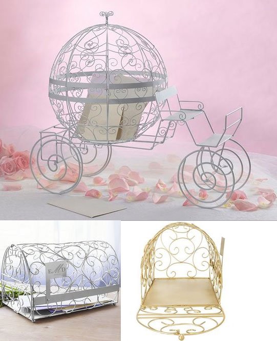 idees originales d'urnes pour mariage theme princesse conte de fee